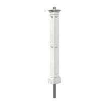 Liberty Lamp Post White with Mount