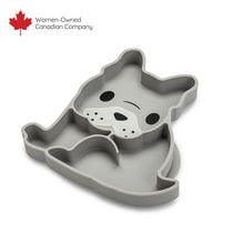 Plat à ventouse diviser en silicone