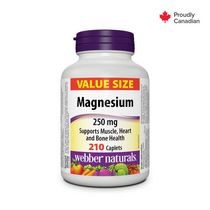 Webber Naturals Magnesium 250 mg Caplets
