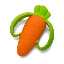 Jouet de dentition texturé Infantino en forme de bouchée de carotte