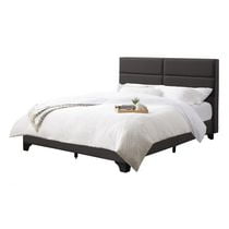 CorLiving Bellevue Double/Full Wide-Rectangle Panel Upholstered Bed and Frame
