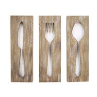 Frame Wooden Canvas Word Fork Spoon Kitchen Wall Art new view gifts accessories ltd new view gifts accessories laser cut wood wall art