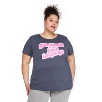 The Pink Closet Women's Plus Crew Neckline Tee, Sizes 1X-4X