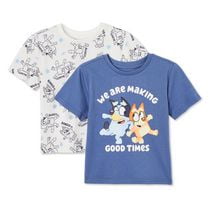 Bluey Toddler Boys' Tee 2-Pack, Sizes 2T-5T