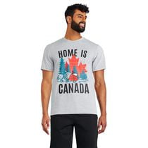 Peanuts Men's Snoopy Canada Tee