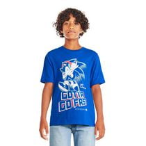 T-shirt à manches courtes Sonic le hérisson pour garçons Tailles TP-G