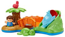 Fisher-Price Mr Men Little Miss Mr Bump Float n Sink Island Bath Toy by Fisher Price P8976
