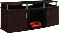 Altra Furniture Carson 70" Fireplace TV Console in Sonoma Oak