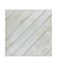 Hampton Art 12x12 Planche Diagonale Blanc