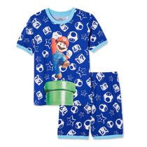 Super Mario Boys' Pajama 2-Piece Set, Sizes XS-L