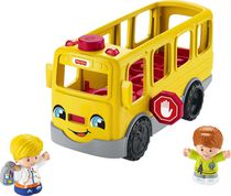 Le Bus Scolaire Little People de Fisher-Price - Version Anglaise et Française