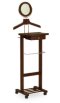Winsome Vanity Valet Stand in walnut finish - 94155