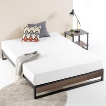 Zinus Suzanne 10 Inch Metal and Wood Platform Bed Frame