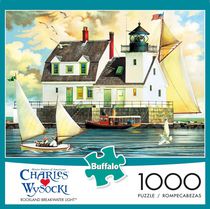 Buffalo Games - Le puzzle Charles Wysocki - Rockland Breakdwater Light - en 1000 pièces