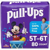 Pull-Ups Boys' Potty Training Pants, 2T-6T (38-50+ lbs), 80-125 Count (Select for More)