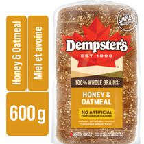 Pain à 100 % de grains entiers miel et avoine de Dempster’s®