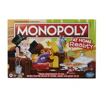Monopoly : édition At Home Reality, jeu de plateau classique pour la famille
