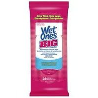 wet ones big ones antibacterial hand wipes 28 wipes