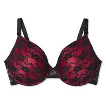 George Plus Women's Molded Lace T-shirt Bra, Sizes C38-42, D36-42, DD38-42