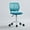 Teal, variant on Homy Casa Office Chair - Adjustable Height Task Chair with Breathable Ergonomics Backrest Upholstery for Student Teen