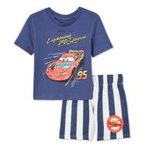 Disney Toddler Boys' Cars Short 2-Piece Set, Sizes 2T-5T