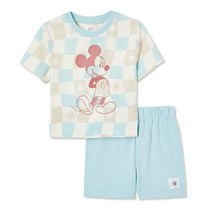 Disney Baby Boys' Mickey Mouse Short 2-Piece