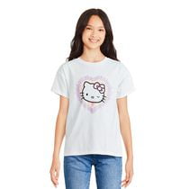 Hello Kitty Girls' Short Sleeve Tee