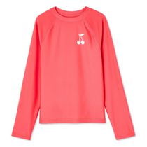 George Girls' Long Sleeve Rash Guard, Sizes XS-XL