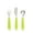 Vert, variante sur Fourchette, couteau et cuillère pour tout-petits Splash™ de Munchkin®