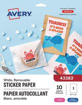Avery Papier Autocollant