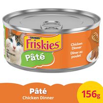 Friskies Pate Chicken Dinner, Wet Cat Food 156g