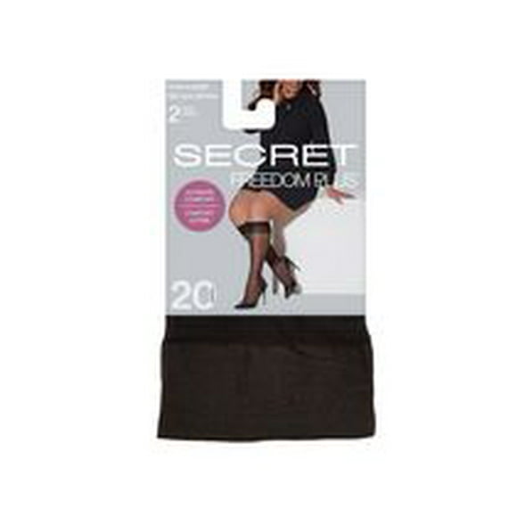 Secret® Freedom Plus 2pk Knee Length, Sizes Plus Tall and Plus Short