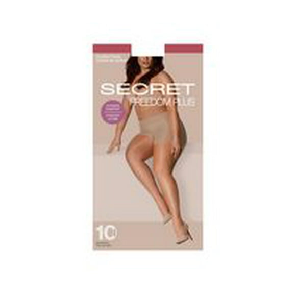 Secret Freedom Plus Invisible Sheer P1 Pantyhose, Sizes 1X to 3X