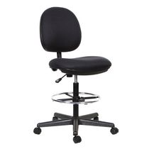 TygerClaw Mid Back Fabric Office Stool Chair