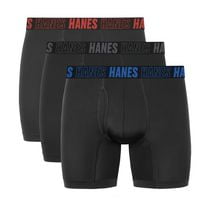 Hanes Men's Performance Tagless Moves™ Trunk Underwear, Pack of 3