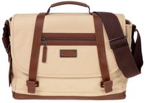 Renwick 15" Leather Messenger Laptop Bag with RFID Protection