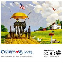 Jigsaw Puzzle 300 XL PC Sugar & Spice Charles Wysocki Buffalo Games for sale online 