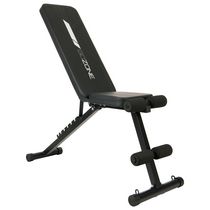 GoZone Foldable Weight Bench with Resistance Bands – Black