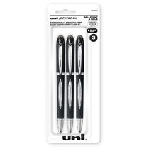 uni® Jetstream Ballpoint Pens, Medium Point (1.0mm), Black, 3 Pack