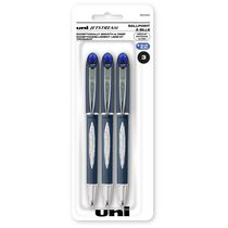 uni® Jetstream Ballpoint Pens, Medium Point (1.0mm), Blue, 3 Pack
