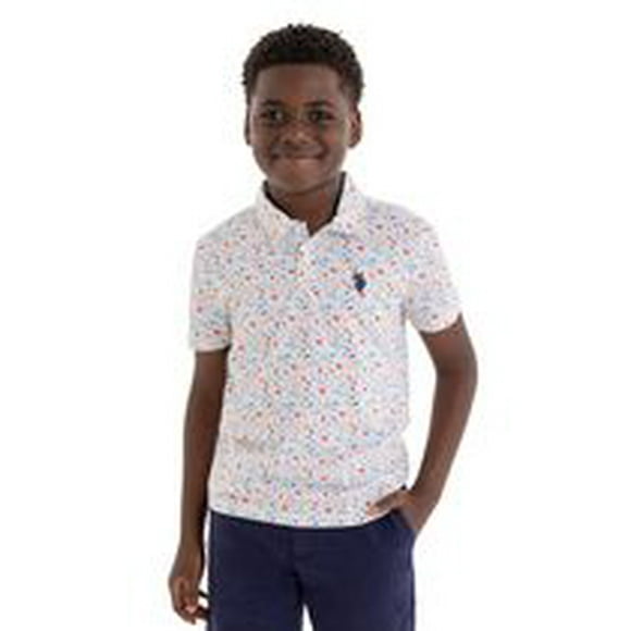 U.S. Polo Assn. Boy's Short Sleeve Play-formance Polo Shirt