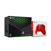 Xbox Series X with Xbox Wireless Controller – Pulse Red for Xbox Series X|S, Xbox One, and Windows Devices