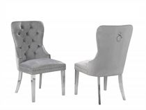 Julian Accent Chair, Set of 2, Grey
