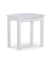 White Adirondack Outdoor End Table