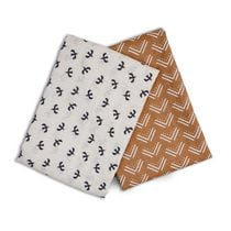 Lulujo - Baby, Infant - Boho Collection - Cotton Muslin Swaddle Blankets - 2 Pack
