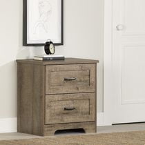 Meubles South Shore Prairie Table de chevet 2 tiroirs