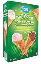 Great Value Waffle Cones | Walmart Canada