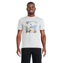 T-shirt à imprimé graphique George pour hommes
