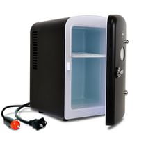 Koolatron Retro Portable 6-Can Thermoelectric Mini Fridge, 4.2 Quarts, 12V DC/110V AC, for Home, Dorm, Car, Boat, Beverages & More