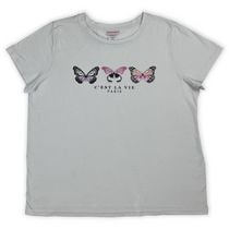 Pink closet- Ladie's plus size short sleeve  tee shirt .